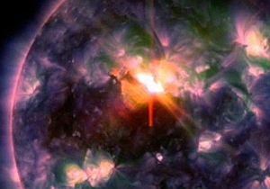 M6 flare van donderdagochtend 11 april