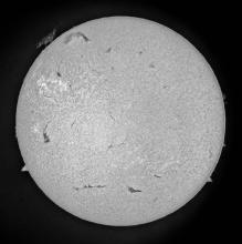 Zon in H-alpha - Luc Gysel (02/07/2015)