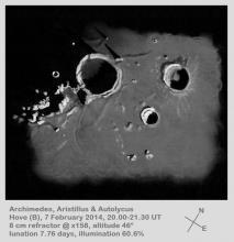 Krater Archimedes - Jef De Wit (07/02/2014)
