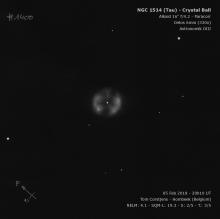 Crystal Ball Nebula (NGC 1514) - Tom Corstjens (05/02/2018)