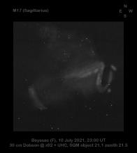 Schets Zwaannevel (M17) - Jef De Wit (10/07/2021)