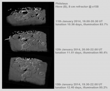 3 x krater Philolaus - Jef De Wit (11-13/01/2014)